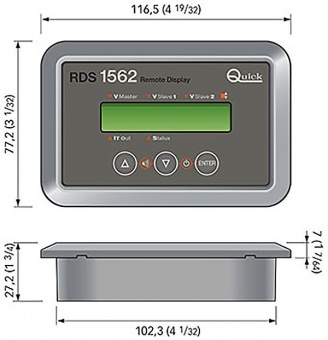 Внешний дисплей RDS1562 для зарядных устройств серии SBC NRG+ (Plus)